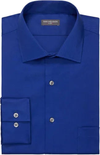 Vista 3 de Van Heusen - Camisa de vestir, corte regular, cuello flexible, elástica, lisa, para hombre