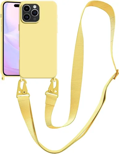 Vista 6 de Funda compatible con iPhone 8 Plus, iPhone 7 Plus/6 Plus/6S Plus con cordón, funda cruzada para iPhone con correa ajustable de silicona para iPhone