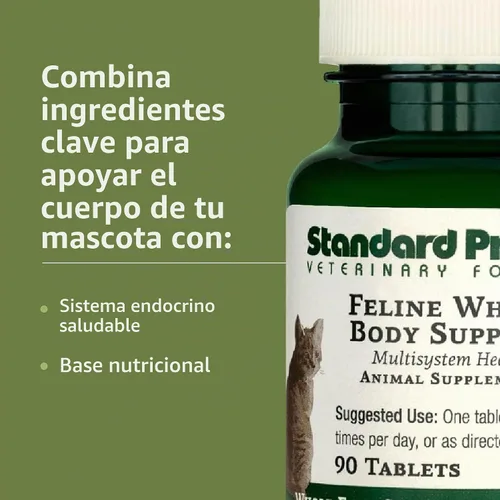 Vista 4 de Soporte para todo el cuerpo felino de proceso estándar, 90 tabletas