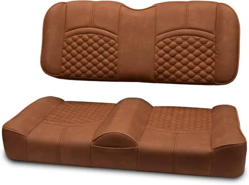 Vista 8 de MODZ® FS1 Custom Golf Cart Asiento Delantero para Yamaha Drive2 - [2017-Up] - [Añadir $40] - Base de óxido - Patrón Cobra