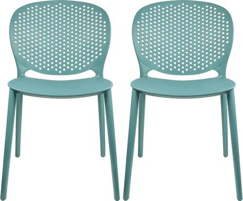 Vista 13 de 2xhome Juego de 2 sillas de comedor para patio Silla auxiliar moderna apilable para piscina al aire libre Plástico resistente a la intemperie