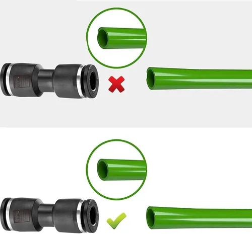 Vista 4 de Utah Pneumatic 1/2 Conexiones de empuje para conectar, codo de aire, línea de aire, unión de línea de aire, accesorios de conexión rápida, codo