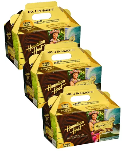 Vista 10 de Hawaiian Host Alohamacs Chocolate con Leche El Chocolate Original Cubierto de Nuez de Macadamia, Bolsa de 5 Cajas - 5 Onzas