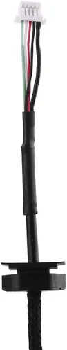 Vista 8 de Cable USB para ratón, línea de extensión de ratón USB de 6.6 ft, accesorio de reparación de cable de repuesto para mouse Logitech G9G9X, color negro