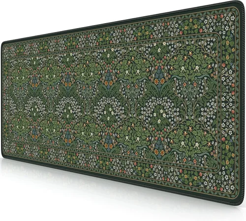 Vista 34 de iCasso Alfombrilla de mouse estética pequeña con diseño floral, mini alfombrilla de mouse portátil rosa, antideslizante y cómoda, de tela para mouse