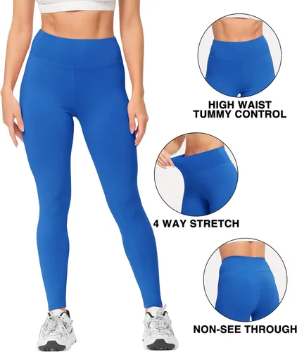 Vista 5 de Natural Feelings Leggings de cintura alta para mujer, ultra suaves, elásticos, opacos, ajustados, para yoga, talla única y talla grande