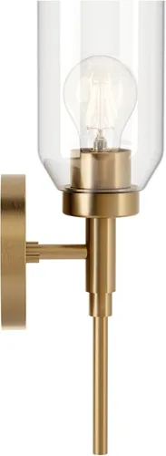 Vista 3 de Kichler Madden - Lámpara de pared para baño, 1 luz, bronce champán
