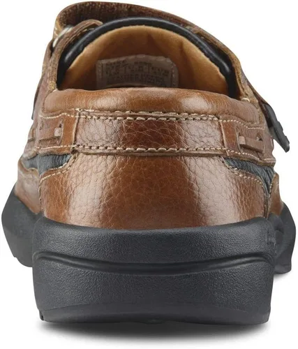 Vista 2 de Dr. Comfort Mike - Zapatos terapéuticos con cierre de velcro para hombre