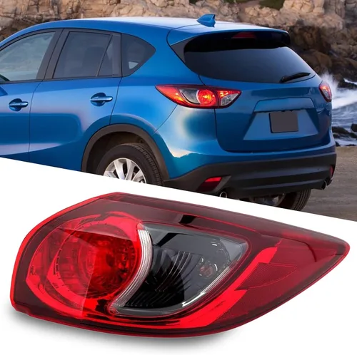 Vista 8 de Conjunto de luz trasera izquierda del lado del conductor compatible con Mazda CX-5 2013 2014 2015 2016 con bombilla KD3351160D MA2804111