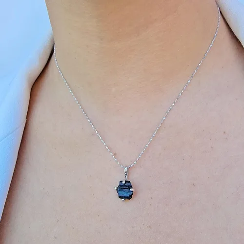 Vista 86 de Juego de joyas de piedras preciosas crudas reales con plata de ley 925 chapada en oro real, collar y aretes de piedra natal, regalo para ella por