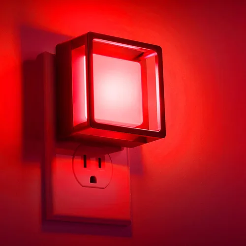 Vista 13 de DORESshop Luz nocturna LED, luces nocturnas enchufables a la pared (paquete de 2) con sensor de atardecer a amanecer, luces nocturnas regulables