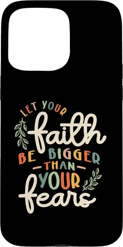 Vista 31 de Faith Over Fear Vintage Inspire Christian Design Case for iPhone 17