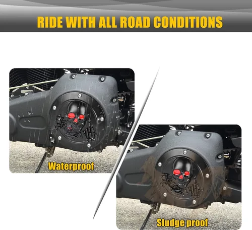 Vista 7 de Tapa de distribuidor de 5 agujeros y tapa de punto para Harley 1999-2014 Big Twin Cam EVO Touring Road King Electra Glide FLHR FLHX FXST Dyna