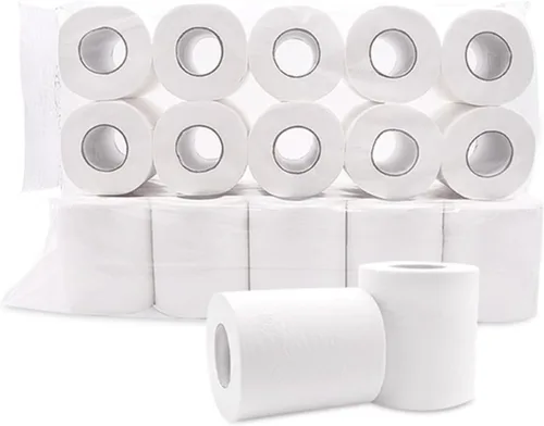 Vista 3 de Rollo de papel 10/12, hogar hogar 4 capas baño rollo de papel higiénico papel higiénico envío gota (color : 10 rollos)