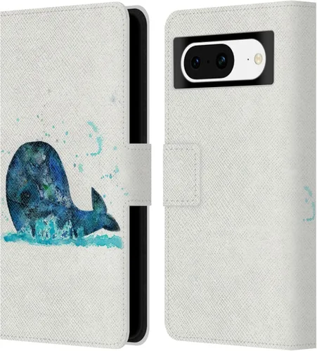 Vista 9 de Head Case Designs Wyanne Quiet Creative Animals 2 - Funda de piel con licencia oficial para Google Pixel 8 Silencioso creativo
