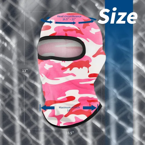 Vista 7 de YESLIFE Máscara de esquí de 2 piezas, pasamontañas para hombres y mujeres, esquí, snowboard, motocicleta y protección UV, sombrero