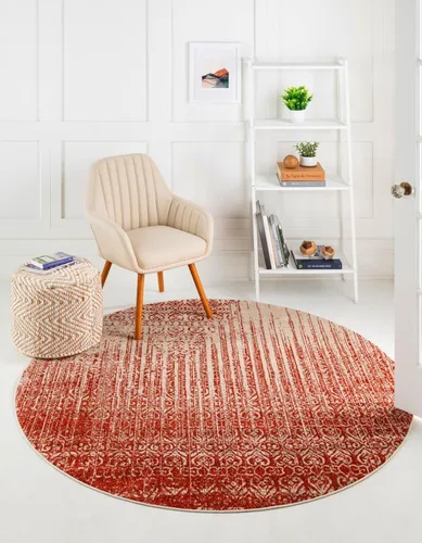 Vista 18 de Unique Loom Del Mar Collection Alfombra de Área - Jennifer (5' 1" x 8' Rectángulo, Gris/Negro)