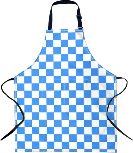 Vista 10 de Delantal ajustable con bolsillo para hombres y mujeres, delantales impermeables, regalos para cocina, hornear, chef, pintura, jardinería
