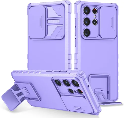 Vista 140 de Funda compatible con Samsung Galaxy M13 5G/A04 Dimensional Soporte Ventana Corredera Teléfono Móvil Funda Protectora a Prueba de Golpes para Samsung