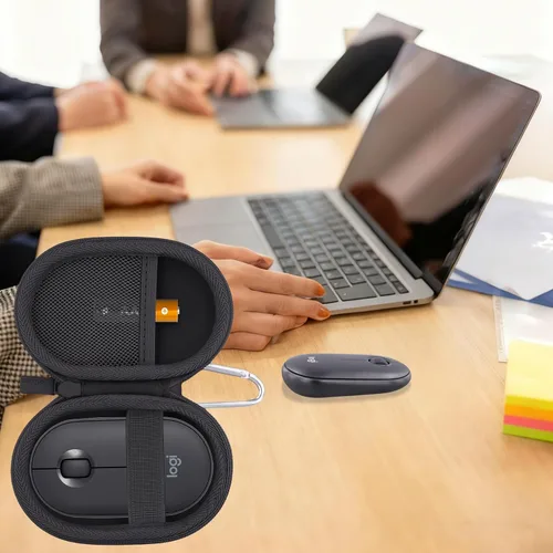 Vista 9 de co2CREA Funda rígida de repuesto para Logitech Pebble M350 / M350s / M355 / i345 / i345 ratón inalámbrico Bluetooth
