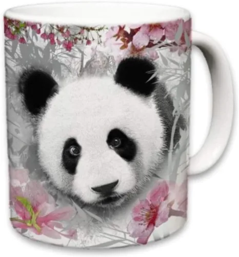 Vista 8 de Taza de leopardo Tazas de viaje de cerámica de animales lindos Taza para amantes del café Diseño de leopardos Gran regalo novedoso Ropa