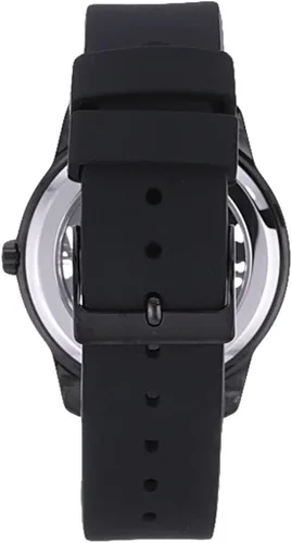 Vista 2 de GUESS Mens Trend Triangle Logo Cut-Thru 44mm Watch