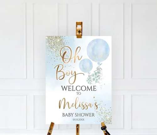 Vista 9 de Letrero de bienvenida de oso de peluche para baby shower, cartel de bienvenida de bienvenida de baby shower, letrero de bienvenida al baby shower