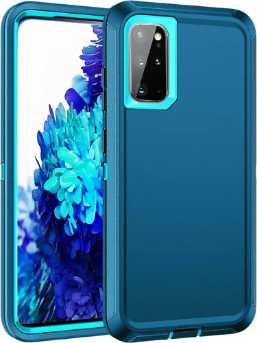 Vista 11 de Funda para Galaxy S20 Plus 5G, a prueba de golpes, a prueba de caídas, a prueba de polvo, 3 capas, protección de cuerpo completo, resistente