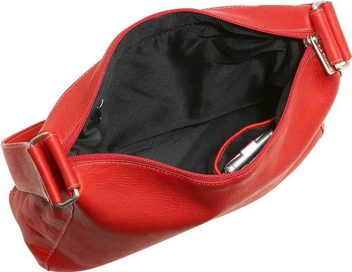 Vista 5 de Le Donne Bolso de hombro con cremallera superior, bolso de cuero