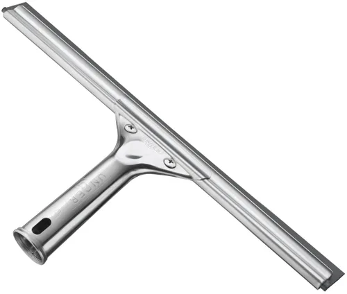 Vista 13 de Unger Escobilla profesional de limpieza de ventanas y vidrio de acero inoxidable de 8 pulgadas, suministros de limpieza, escobilla resistente