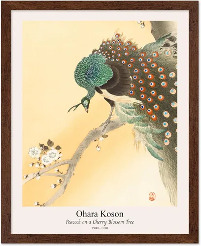 Vista 34 de Poster Master Vintage Ohara Koson Poster - Retro Blooming Lotus Flowers Print - Japanese Art - Flower Illustration - Aesthetic Design - Floral