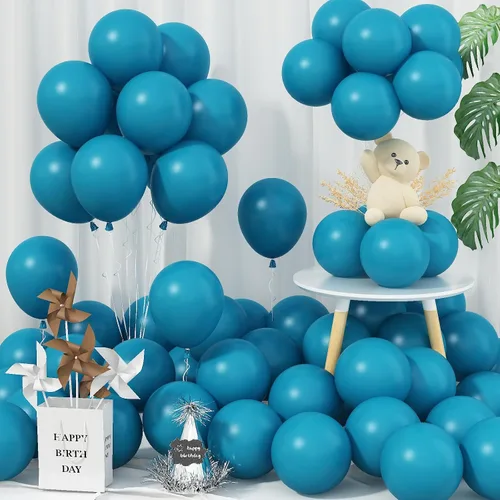 Vista 30 de Globos negros 30 Pack Matte Black Helium Balloons for Birthdays, Graduation, Casino, New Year, Halloween