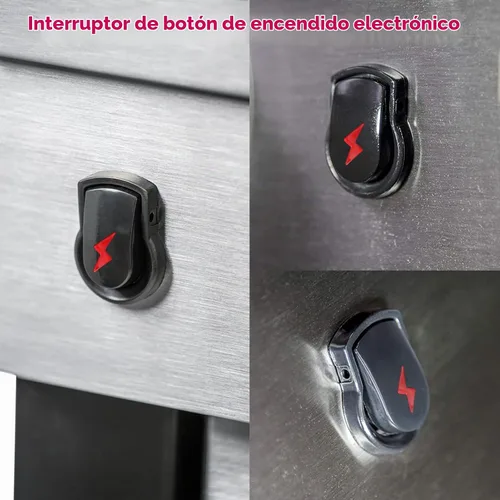 Vista 5 de Kit de reemplazo de encendido de parrilla DHLG-12 para Charbroil, encendido electrónico de 2 salidas y botón de interruptor con 6 cables