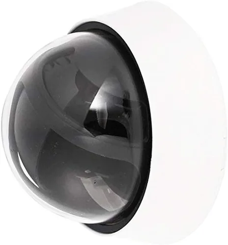 Vista 3 de Cúpula diseñada cubierta plástica de la cámara de seguridad CCTV CCD negro+blanco