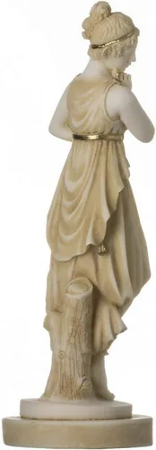 Vista 5 de BEAUTIFUL GREEK STATUES Perséfone Diosa del Inframundo Primavera Flor Dorada Estatua Vegetación 7