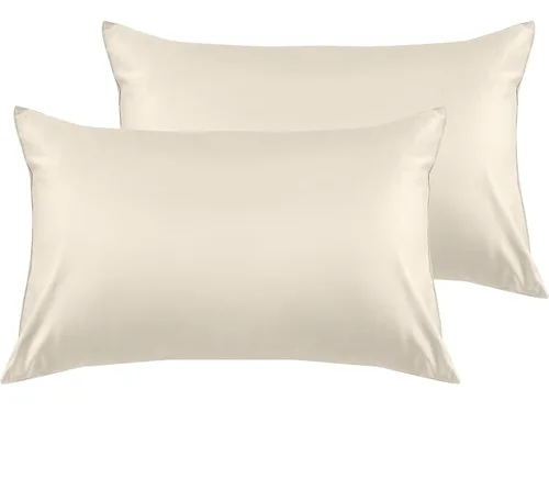 Vista 38 de Warmstar Juego de 2 fundas de almohada de algodón tamaño Queen, fundas de almohada de 600 hilos de 20 x 30 pulgadas, fundas de almohada de algodón