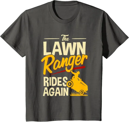 Vista 35 de The Lawn Ranger Rides Again - Camiseta de corte de césped Azul Marino