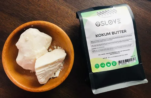 Vista 4 de Kokum Butter-Pura, Natural, Fresco, Espesante para Mantequillas Corporales Batidas, Protectores Solares, Jabones, Desodorantes y Lociones 1 libra.