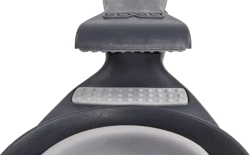 Vista 4 de Bol de comida para mascotas plegable KlipScoop de Dexas, cuchara plegable para comida seca para perros y clip para bolsa de comida para perros claro