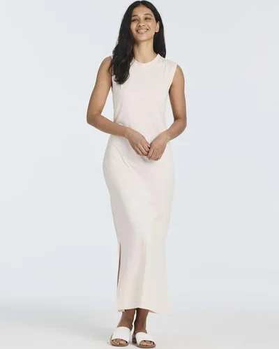 Vista 2 de Real Essentials Paquete de 3 Vestido largo sin mangas para mujer, vestido casual de verano con bolsillos (disponible en tallas grandes)