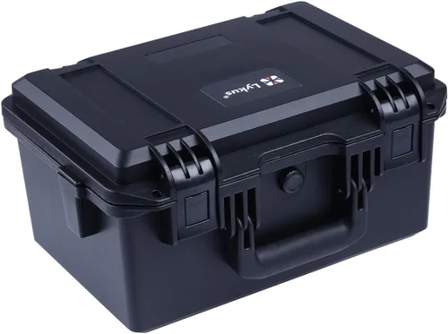 Vista 7 de Lykus HC-3020 - Funda rígida impermeable con inserto de espuma personalizable, tamaño interior de 11.81 x 7.87 x 7.87 pulgadas, adecuada