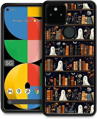 Vista 78 de Funda compatible con Google Pixel 4A 5G, Nochebuena, Google Pixel 4A 5G, delgada, suave, a prueba de golpes, TPU para mujeres y niñas, niños, funda