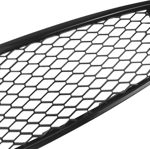 Vista 2 de Rejilla de parachoques delantero compatible con Infiniti 2008-2013 G37 Rejilla de parachoques de malla negro brillante
