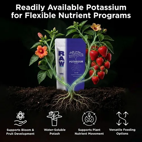 Vista 3 de RAW Fertilizante de potasio - Soluble en agua de alto potasio para plantas, 2 lb