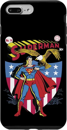 Vista 9 de Funda para iPhone 14 DC Comics Superman American Hero Vintage Comic Book
