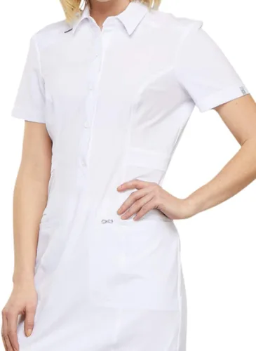 Vista 3 de Cherokee Infinity CK510A - Vestido quirúrgico para mujer, 39 pulgadas, botón frontal
