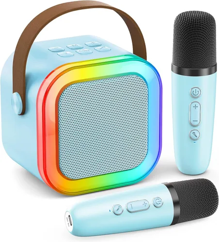 Vista 16 de Mini máquina de karaoke para niños y adultos, 2026, los mejores regalos de cumpleaños para niñas y niños de 3, 4, 5, 6, 7, 8 años, juguetes