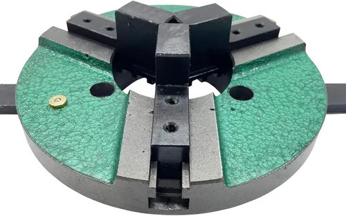 Vista 5 de INTBUYING Posicionador de soldadura autocentrante de 3 mandíbulas de 8 "Posicionador de mesa Portabrocas reversible de 7.874 in para fresadora