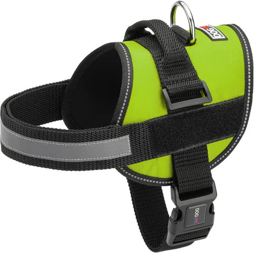 Vista 25 de Dogline Arnés para perro, chaleco reflectante ajustable sin tirones con asa para caminar, entrenar, transpirable, arnés sin estrangulamiento
