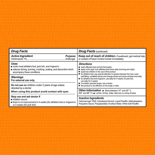Vista 8 de CareAll Crema antifúngica clotrimazol 1% USP 1.0 oz. (paquete de 4), cura la mayoría de los pies de atleta, picor y tiña, en comparación